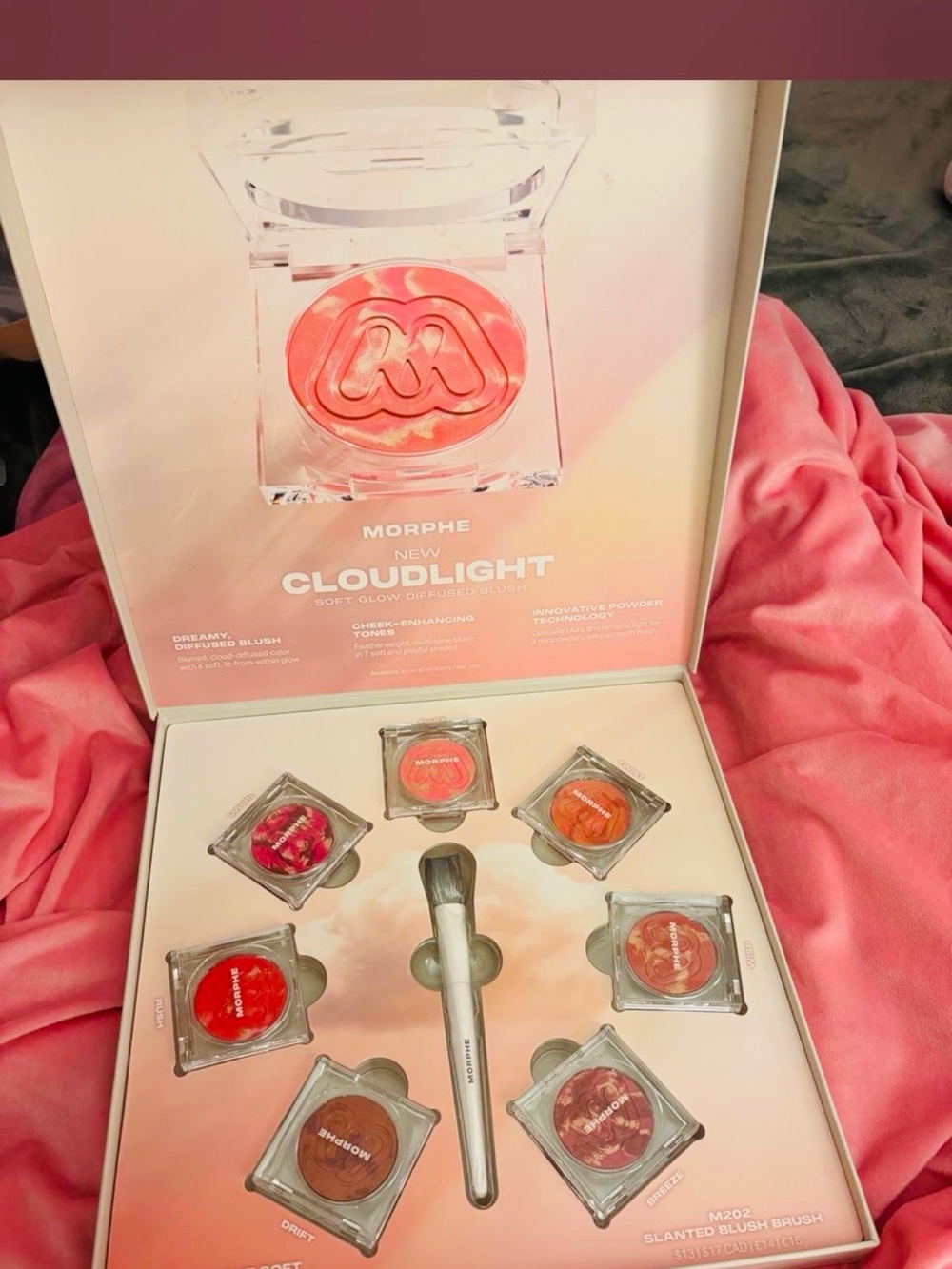 2026 Morphe Cloudlight Blush PR Set